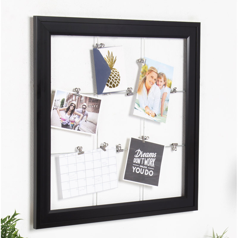 Gracie Oaks Cadogan Metal Wire Clip Picture Frame & Reviews Wayfair
